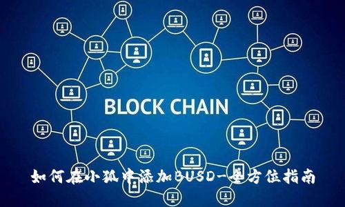 如何在小狐中添加BUSD-全方位指南